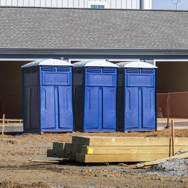 Heavy-duty construction site porta potty in Tucson, Arizona